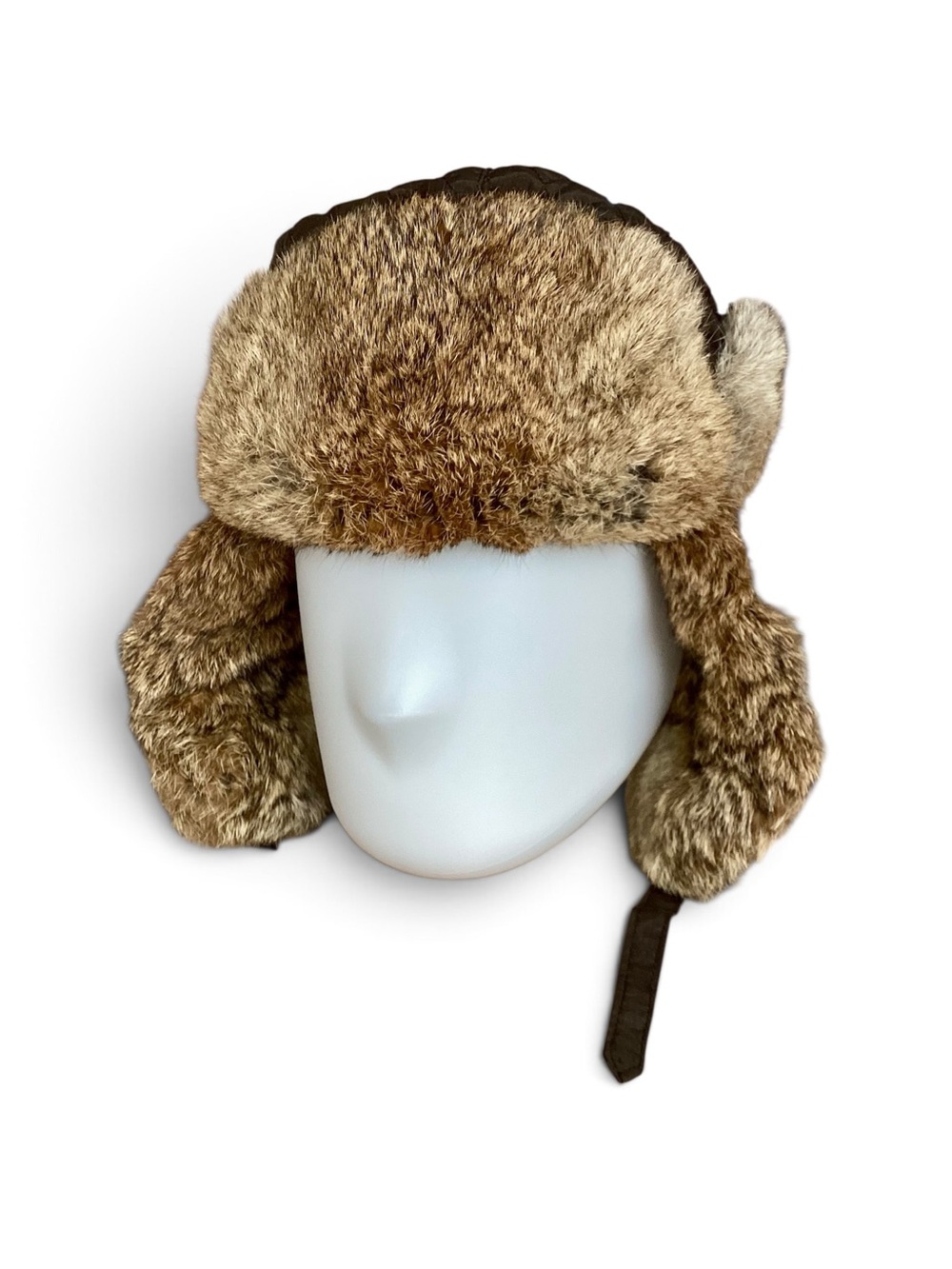 Real Rabbit Fur Trapper Hat L/XL - Picture 13 of 13